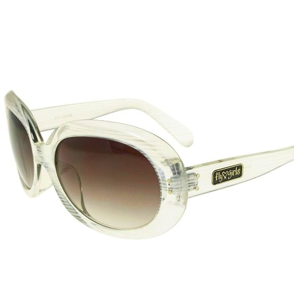 Black Flys FLY GIRLS Striped White Women'sSunglasses SF727S